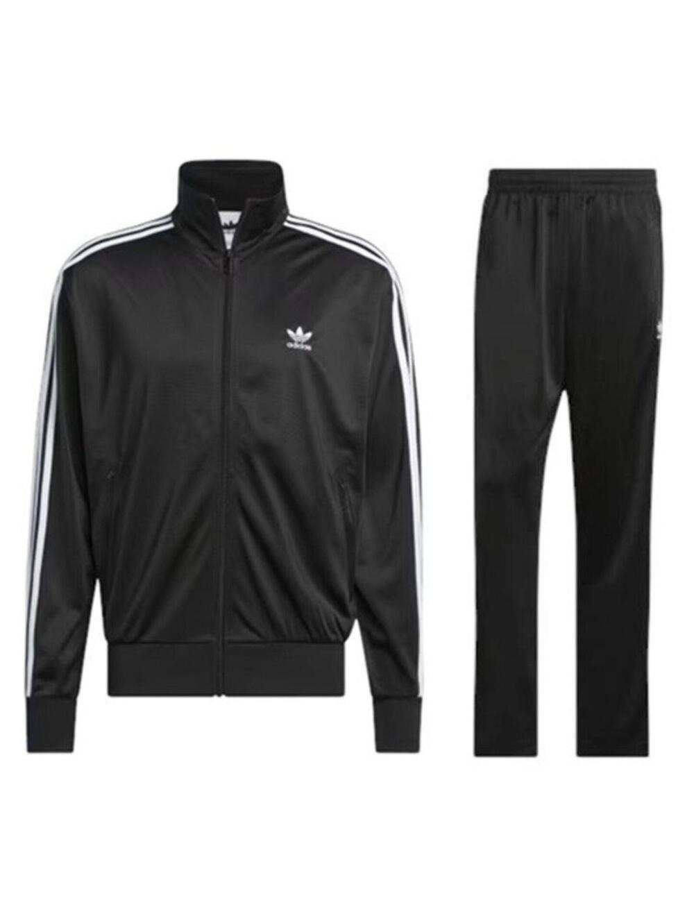 Adidas Originals Firebird Track Suit Jacket & Pants BLACK Men's Size SMALL S